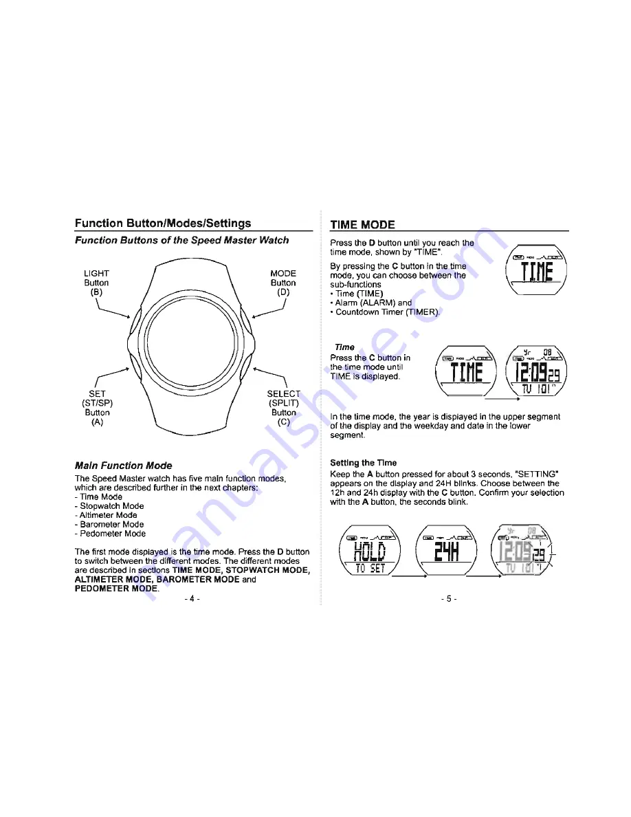 Pyle Sports Speed master Instruction Manual Download Page 3