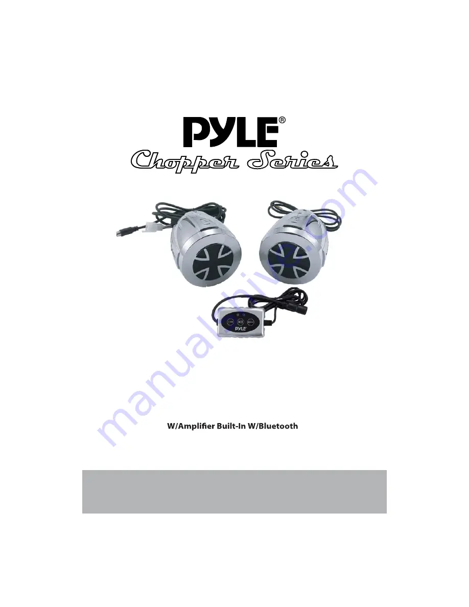 Pyle Chopper Series PLATVB84A Owner'S Manual Download Page 1