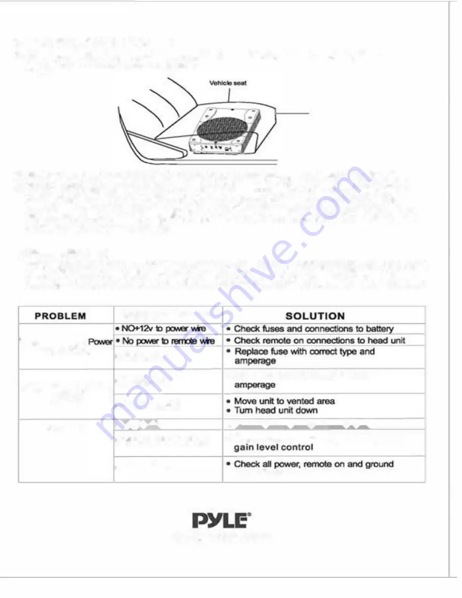 Pyle PLBASSB Owner'S Manual Download Page 8