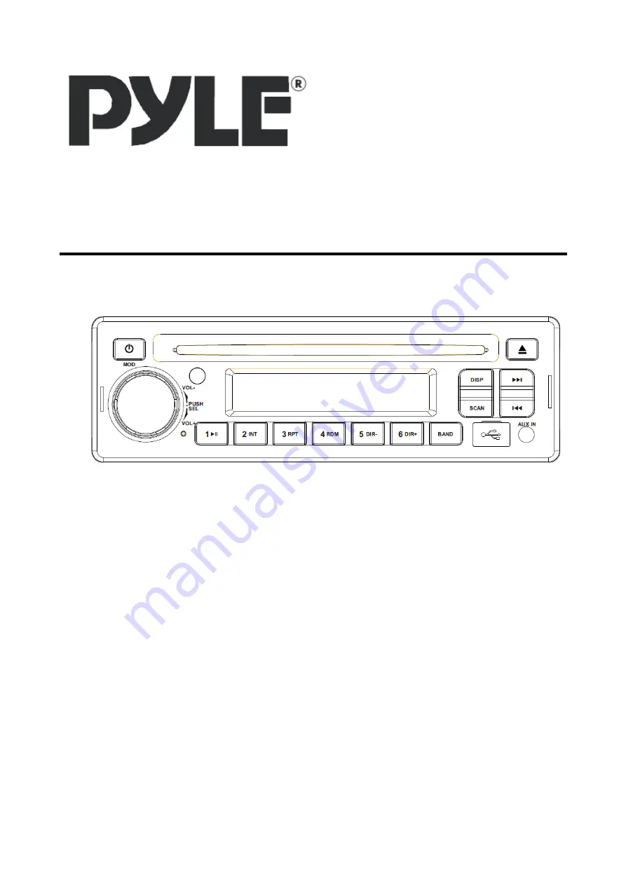 Pyle PLCD4MRKT Owner'S Manual Download Page 1