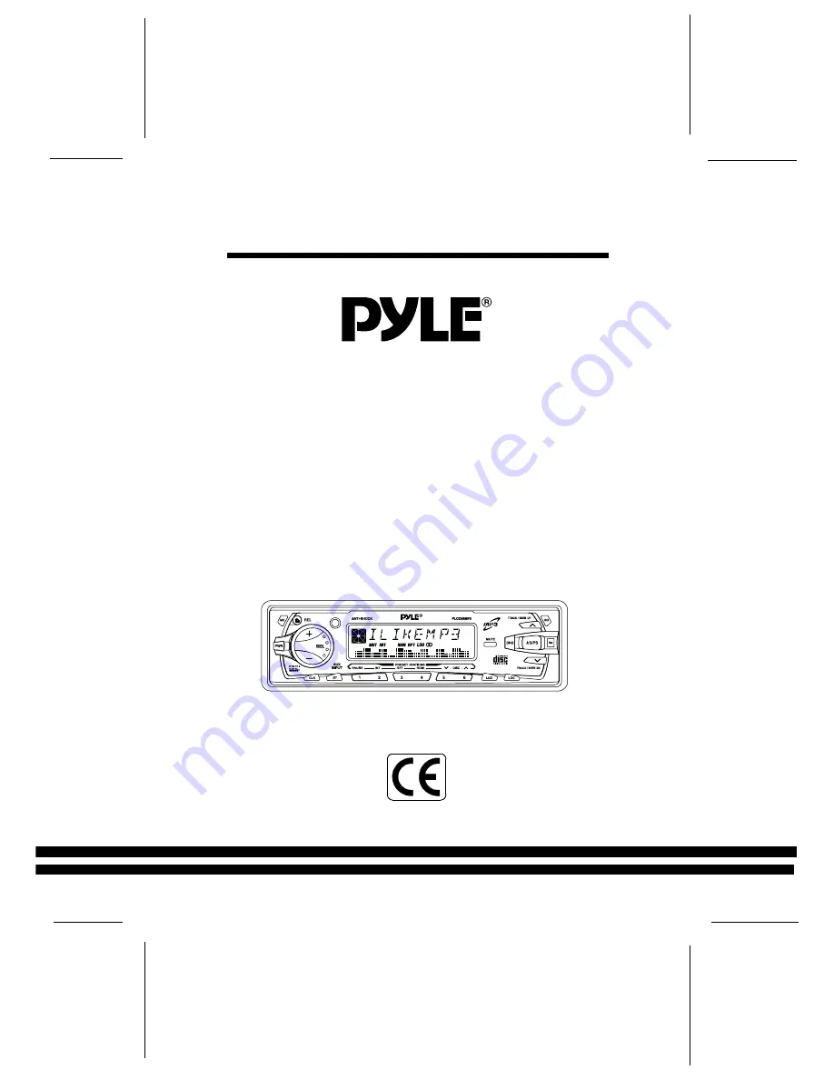 Pyle PLCD58MP3 Скачать руководство пользователя страница 1