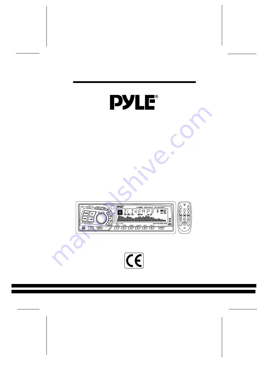 Pyle PLCD68MP3 Скачать руководство пользователя страница 1