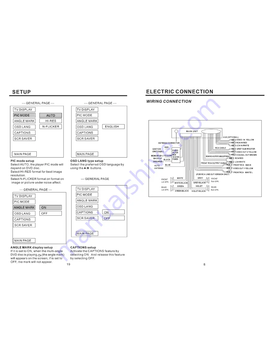 Pyle PLDVD138 Owner'S Manual Download Page 8