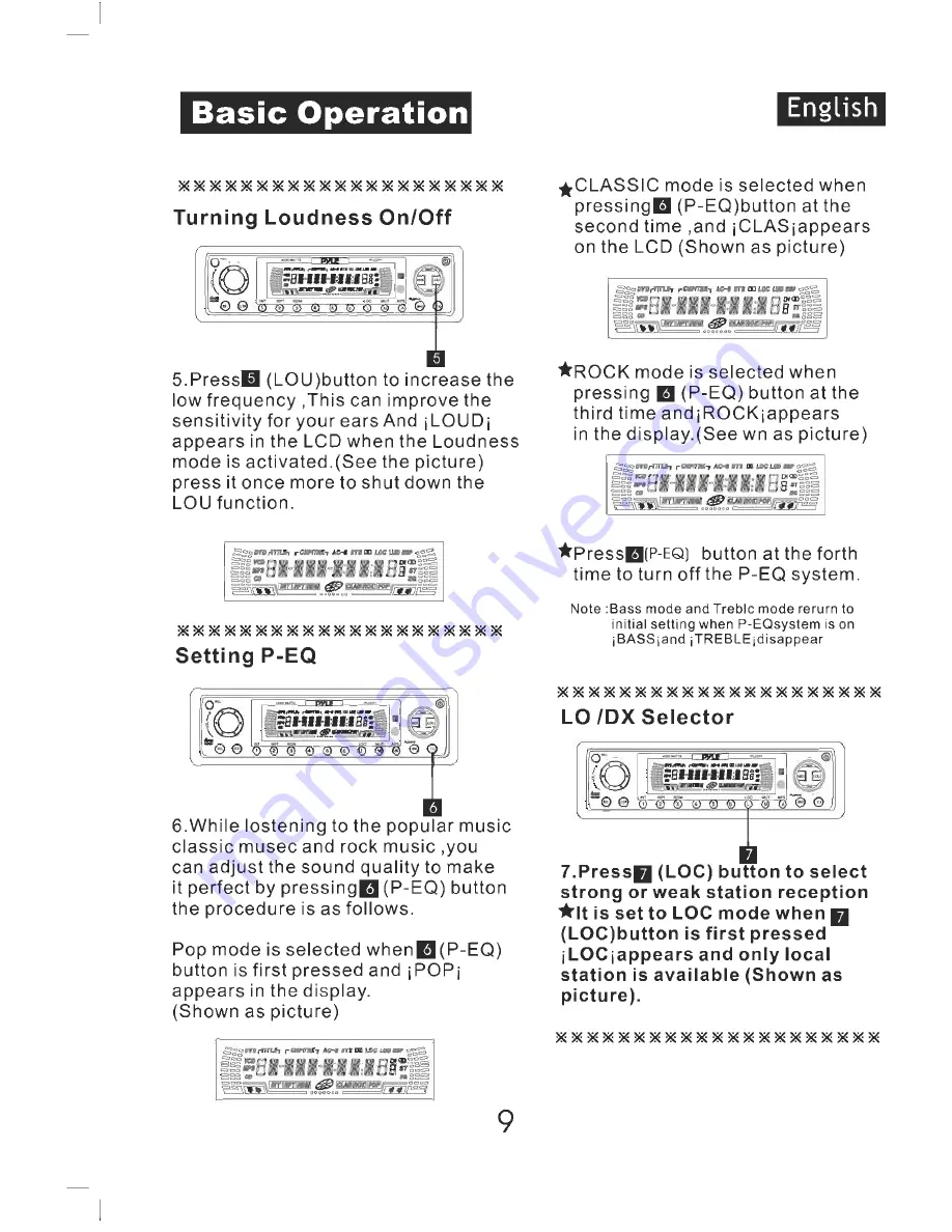 Pyle Plus PLCD71 Owner'S Manual Download Page 10