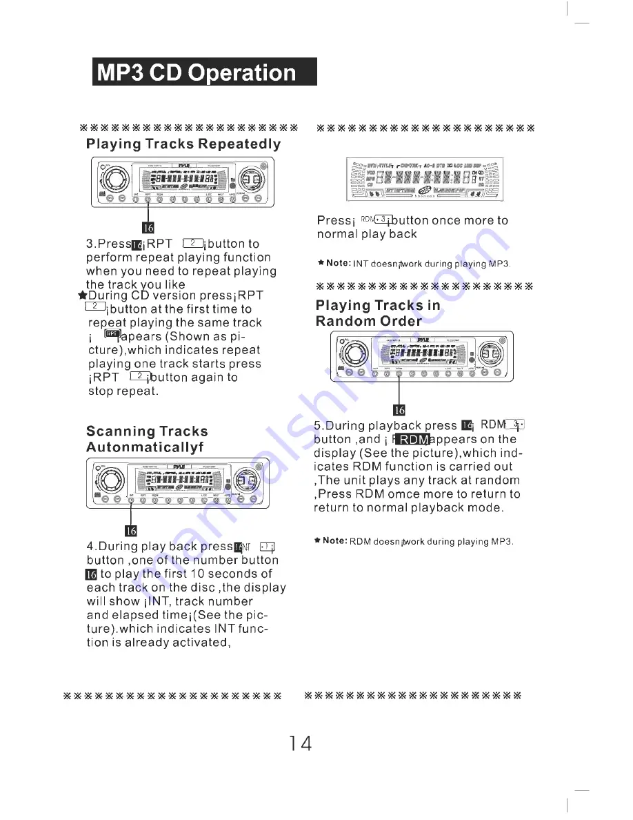 Pyle Plus PLCD72MP Owner'S Manual Download Page 15