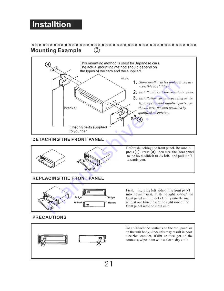 Pyle Plus PLCD72MP Owner'S Manual Download Page 22