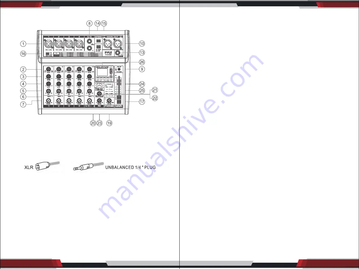 Pyle PMX462 User Manual Download Page 3