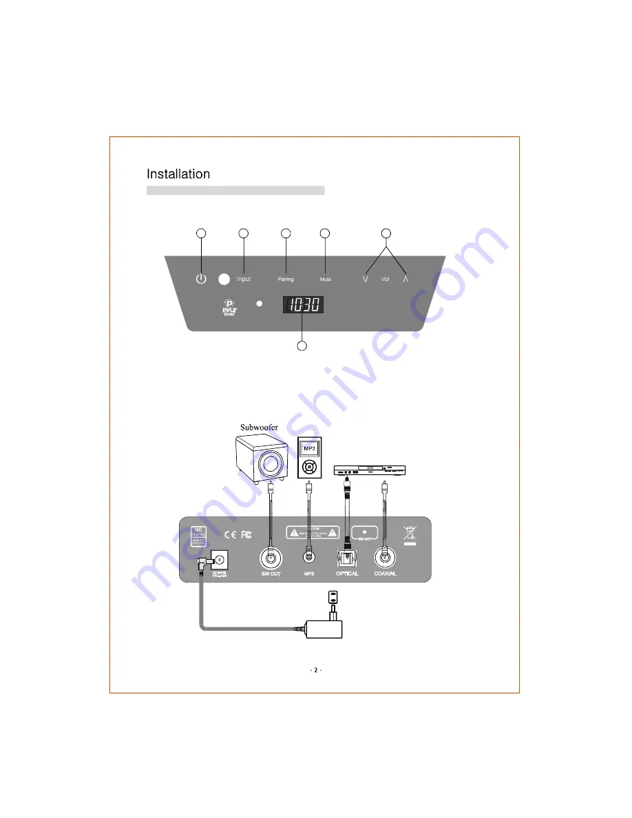 Pyle PSBV320BT Скачать руководство пользователя страница 4