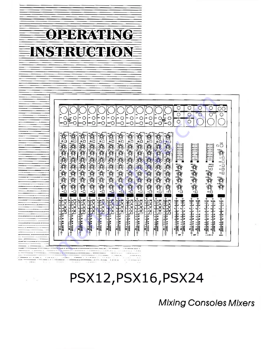 Pyle PSX12 Operating Instructions Manual Download Page 1