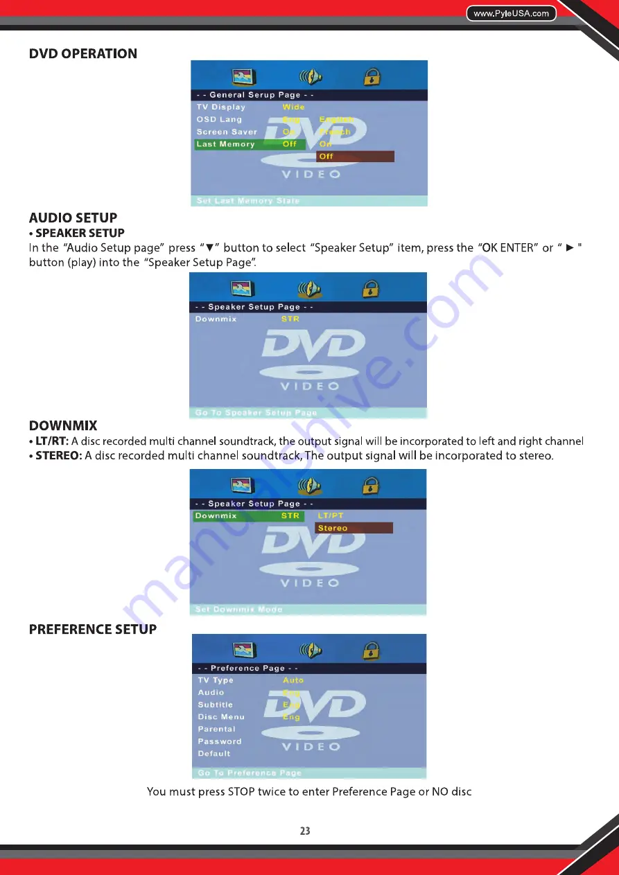 Pyle PTVDLED16 Manual Download Page 23