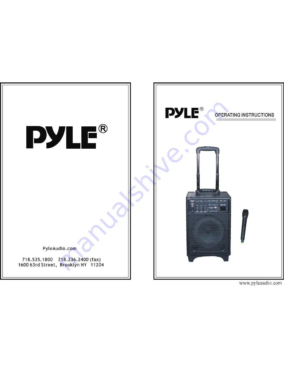 Pyle PWMA-430U Manual Download Page 1