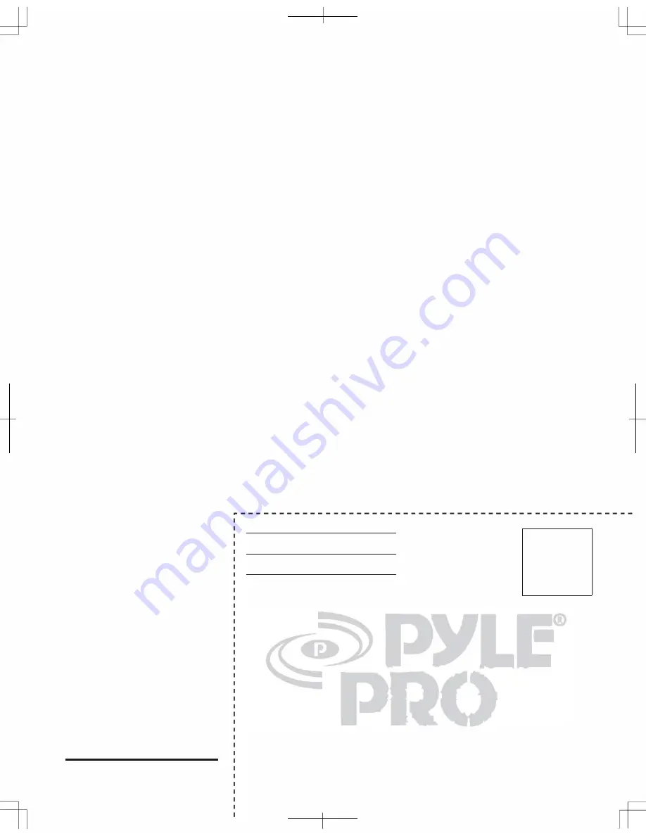 Pyle PYD725 Owner'S Manual Download Page 7