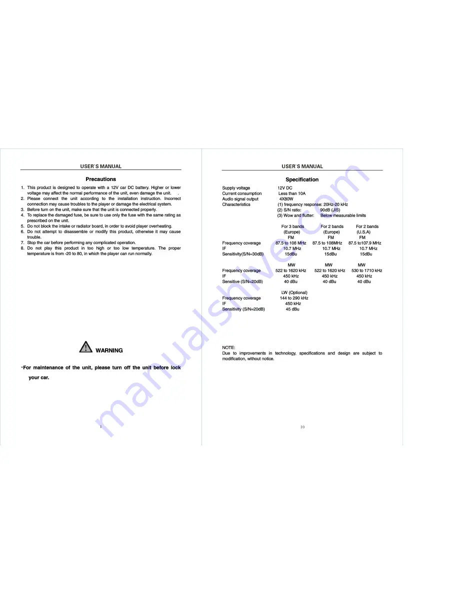 Pyle PYLE PL90MU User Manual Download Page 3