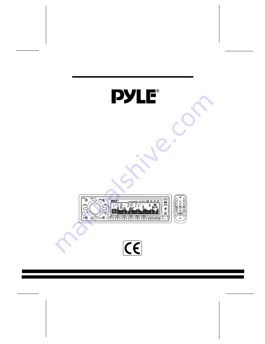 Pyle PYLE Plus Series PLCDUSB78MP3 Owner'S Manual Download Page 1