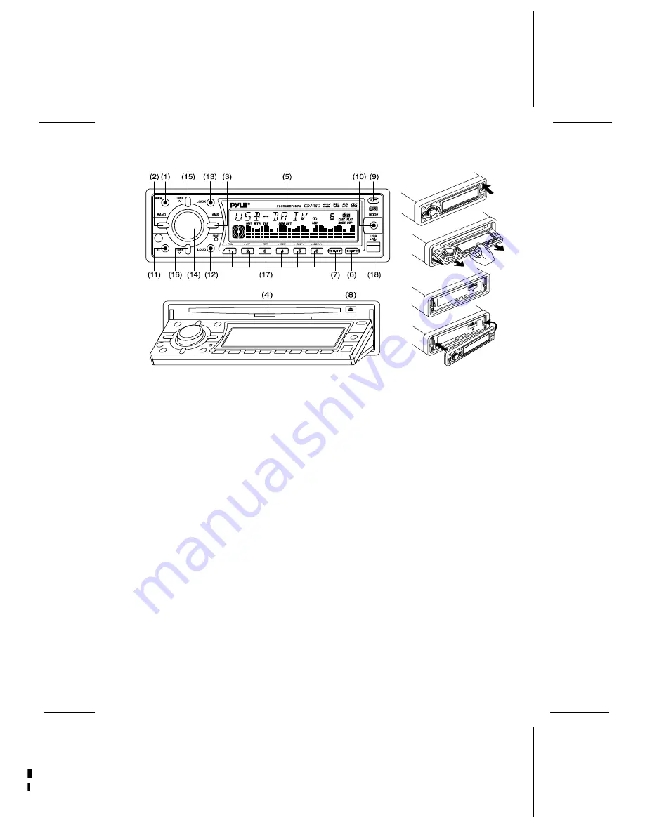 Pyle PYLE Plus Series PLCDUSB78MP3 Owner'S Manual Download Page 2