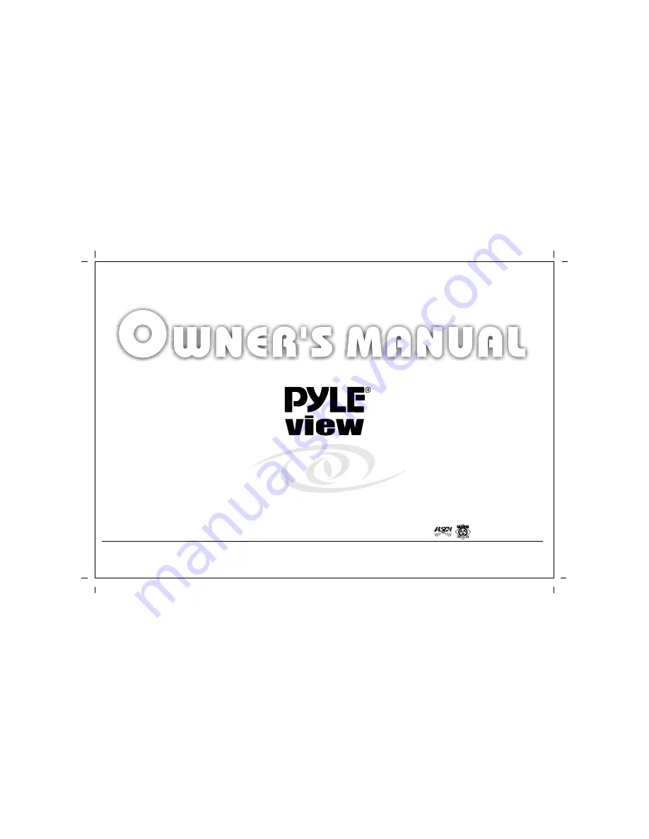 Pyle View PLTDN71 Owner'S Manual Download Page 1