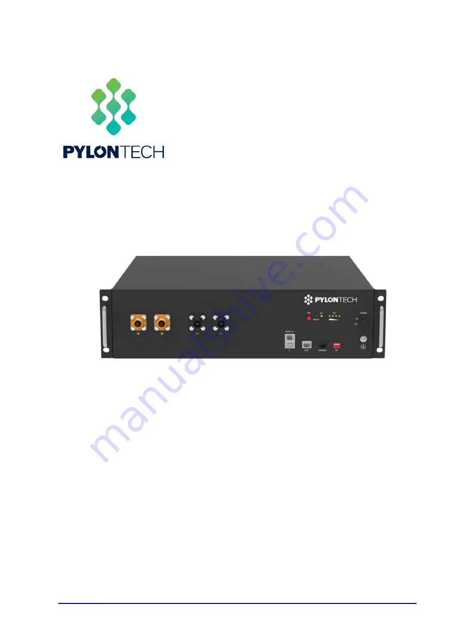 Pylontech UP2500 Product Manual Download Page 1