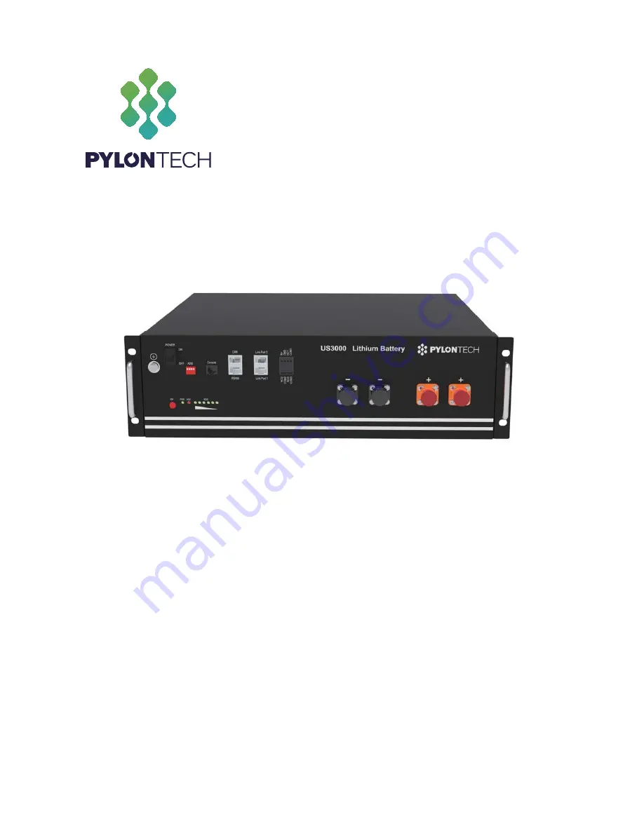 Pylontech US3000 Plus Product Manual Download Page 1