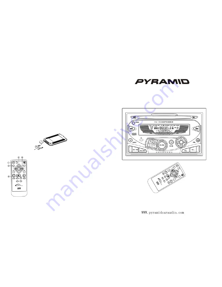 Pyramid CDRCS80 Скачать руководство пользователя страница 1