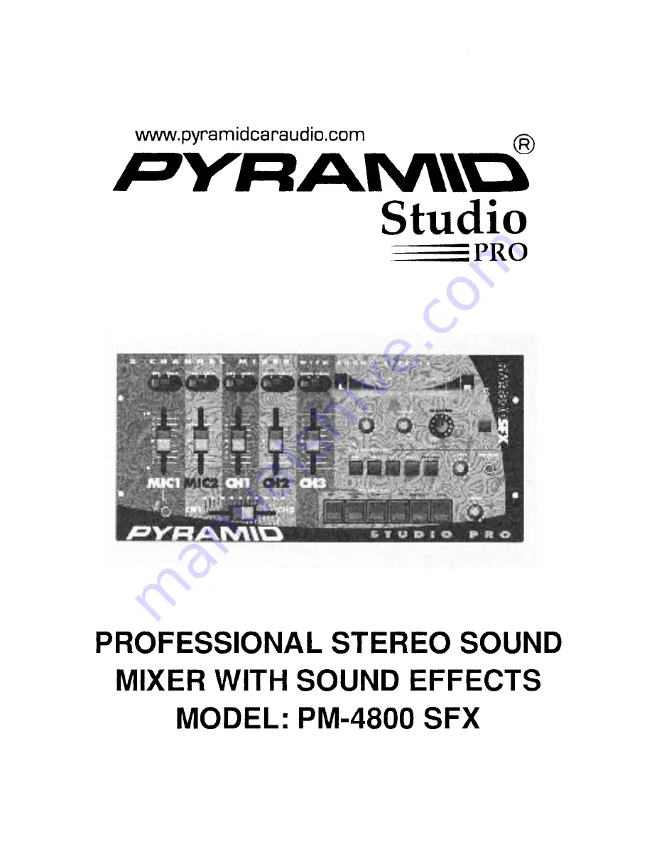 Pyramid PM-4800 SFX User Manual Download Page 1