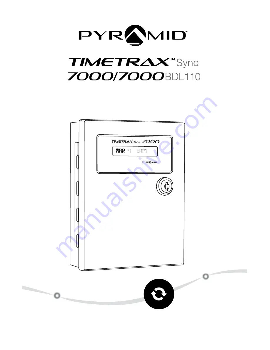 Pyramid TIMETRAX SYNC 7000 Скачать руководство пользователя страница 1