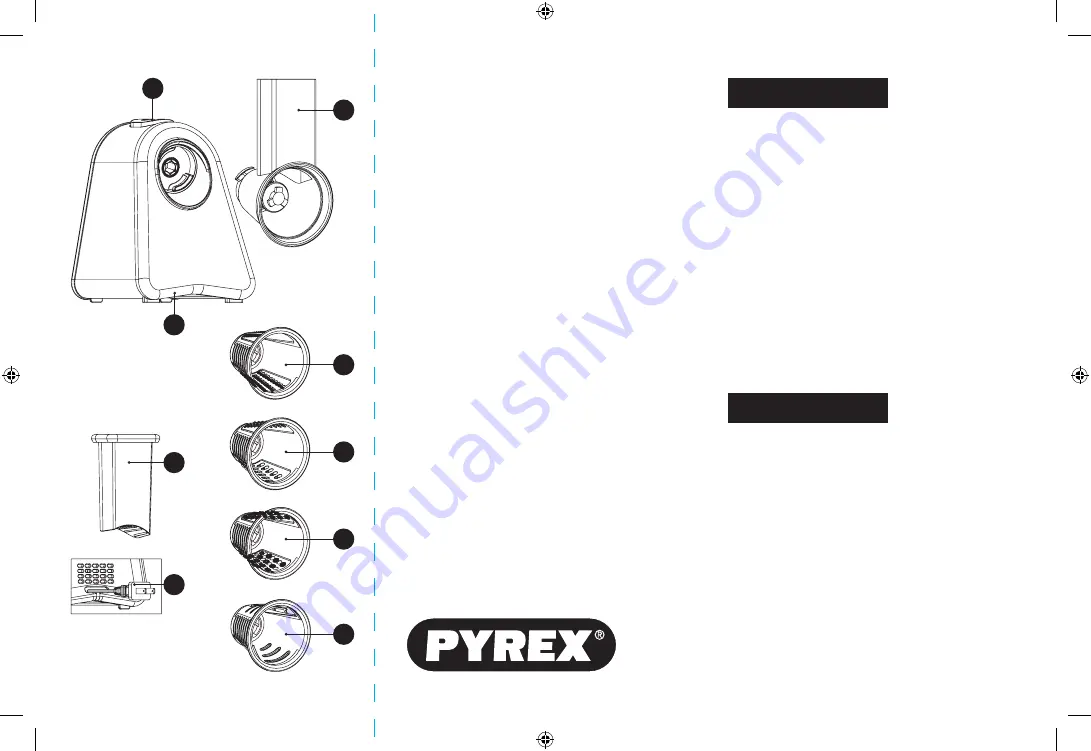 pyrex SB-860 Series Скачать руководство пользователя страница 2