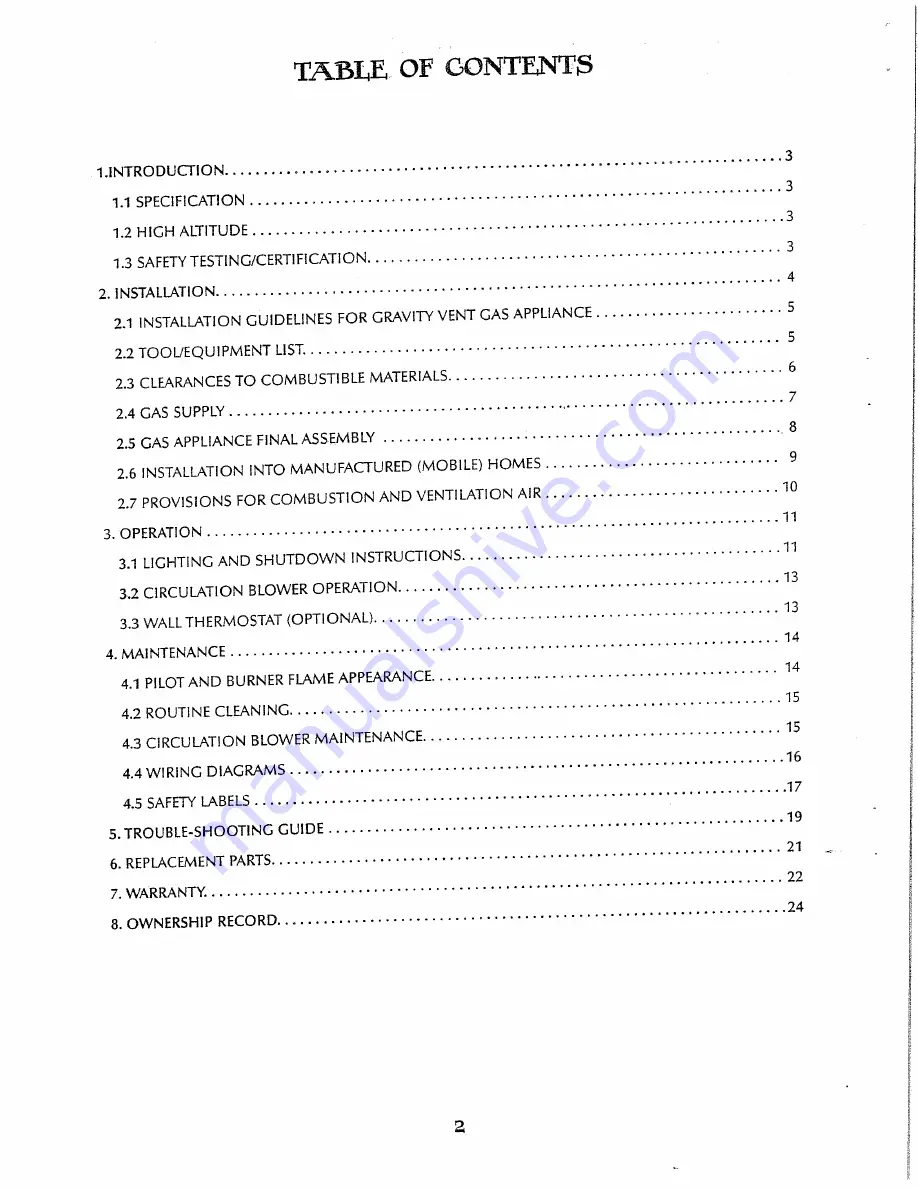 Pyro Industries Vision-20 V2UFN series Installation, Operation & Maintenance Documentation Download Page 4