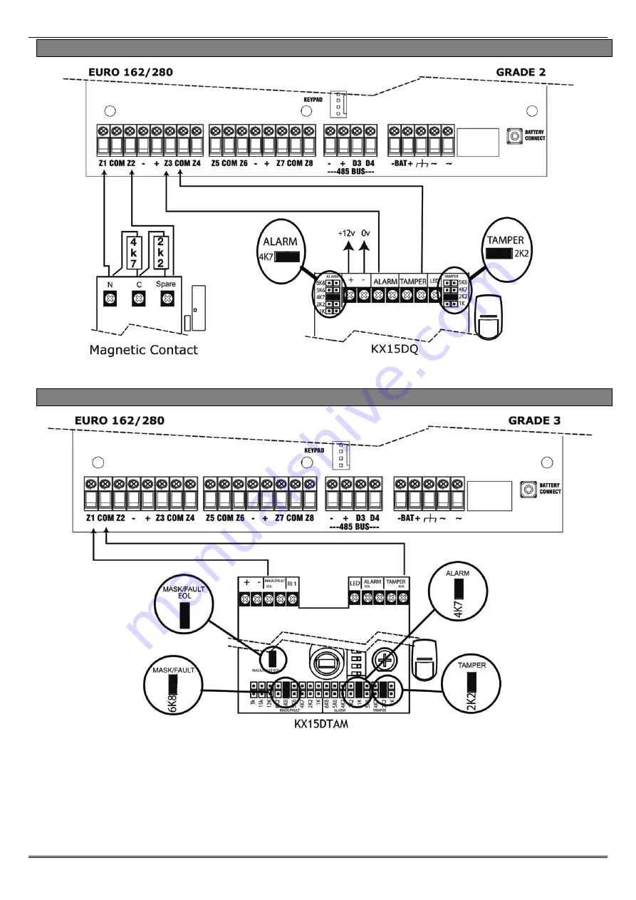 Pyronix Castle EURO 162 Installation Reference Download Page 18