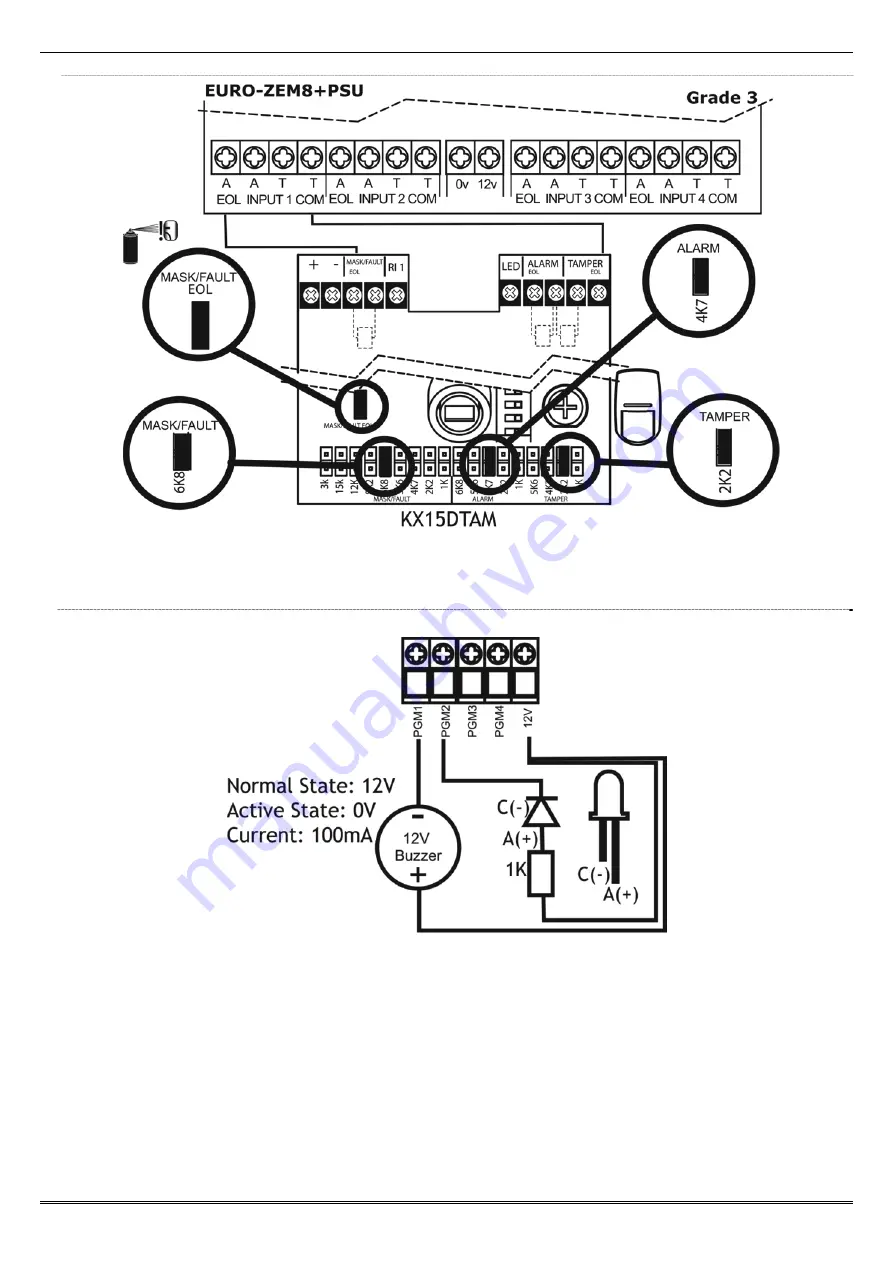 Pyronix Castle EURO 162 Installation Reference Download Page 44