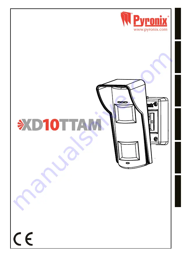 Pyronix XD10TTAM Скачать руководство пользователя страница 1