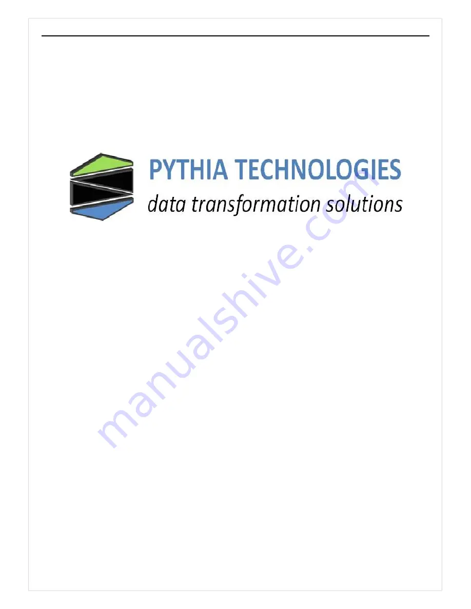 Pythia Technologies MS0-MBT User Manual Download Page 1