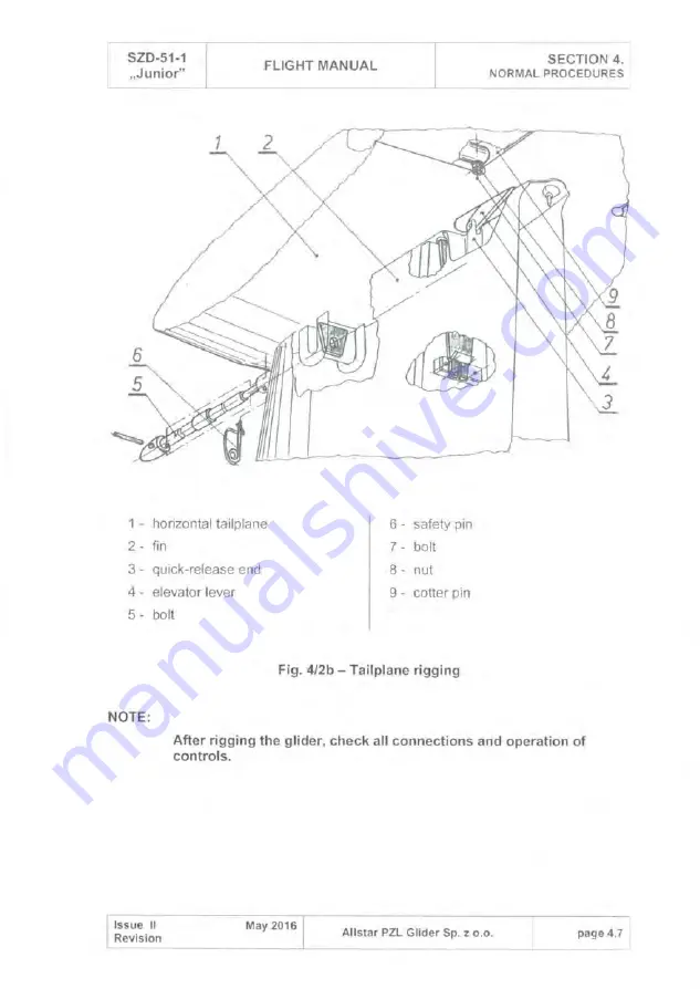 PZL Bielsko Junior SZD-51-1 Скачать руководство пользователя страница 37