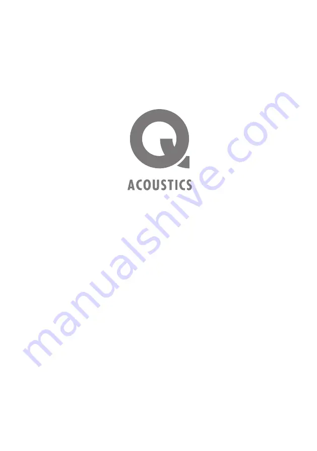 Q Acoustics Media 3 Скачать руководство пользователя страница 1