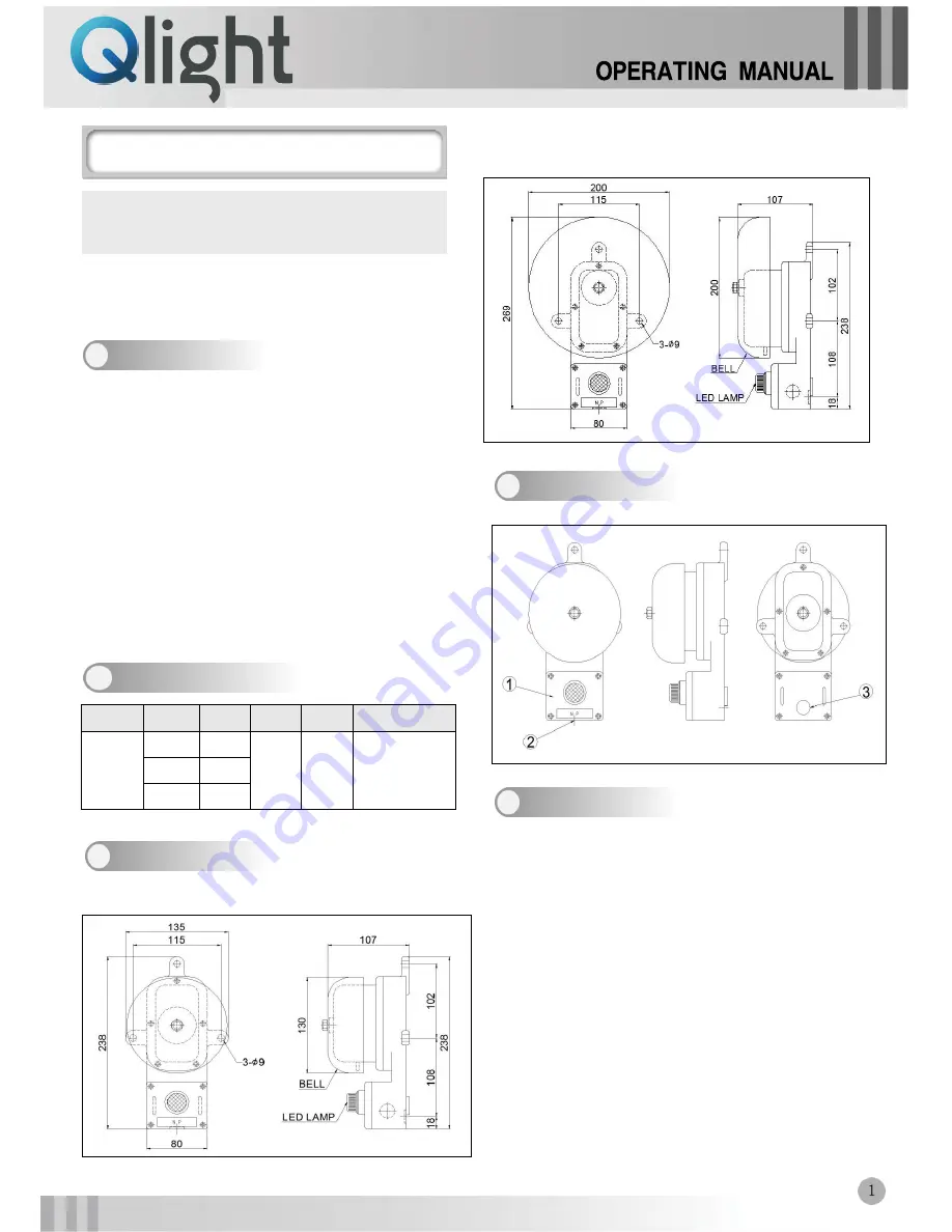 Q-Light SAB130 Скачать руководство пользователя страница 1