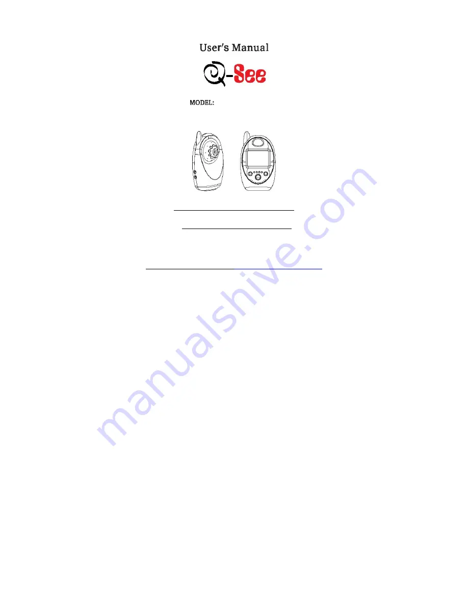 Q-See QSDB8209C User Manual Download Page 1