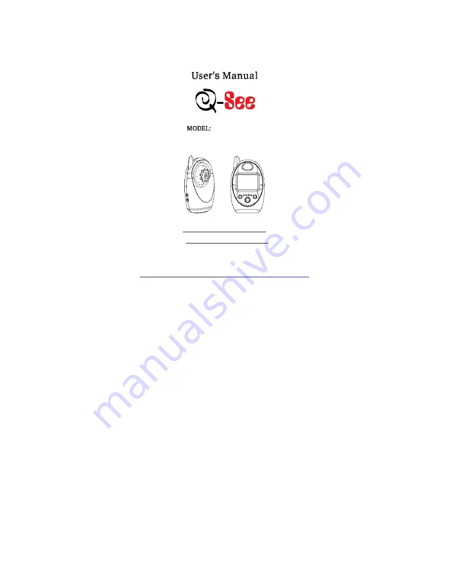 Q-See QSW8209 User Manual Download Page 1