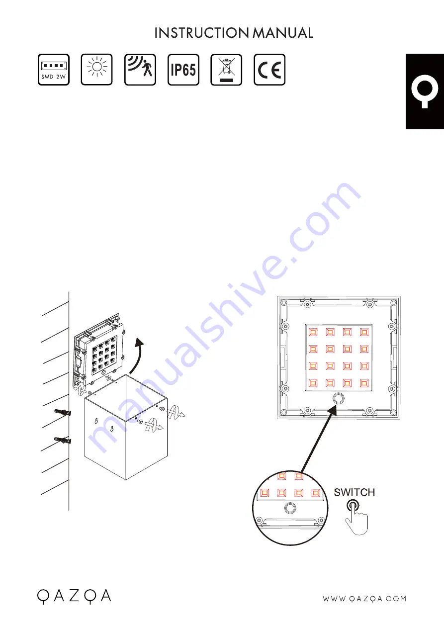 Qazqa Charlotte 104418 Скачать руководство пользователя страница 2