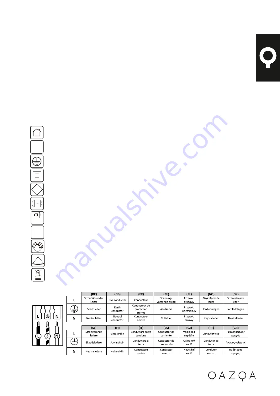 Qazqa Diva FL Black CCT 2 Instruction Manual Download Page 3