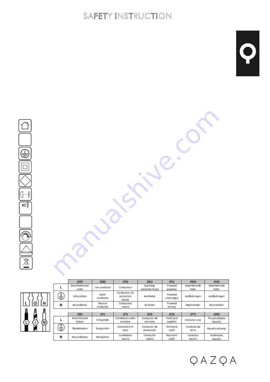 Qazqa Magno TL 1 Instruction Manual Download Page 2