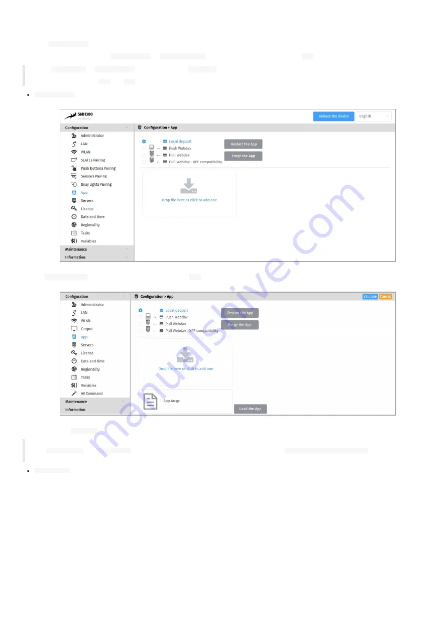 Qeedji SMH300 User Manual Download Page 44