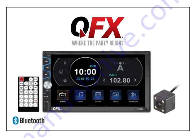 QFX FX-756 Instruction Manual Download Page 1