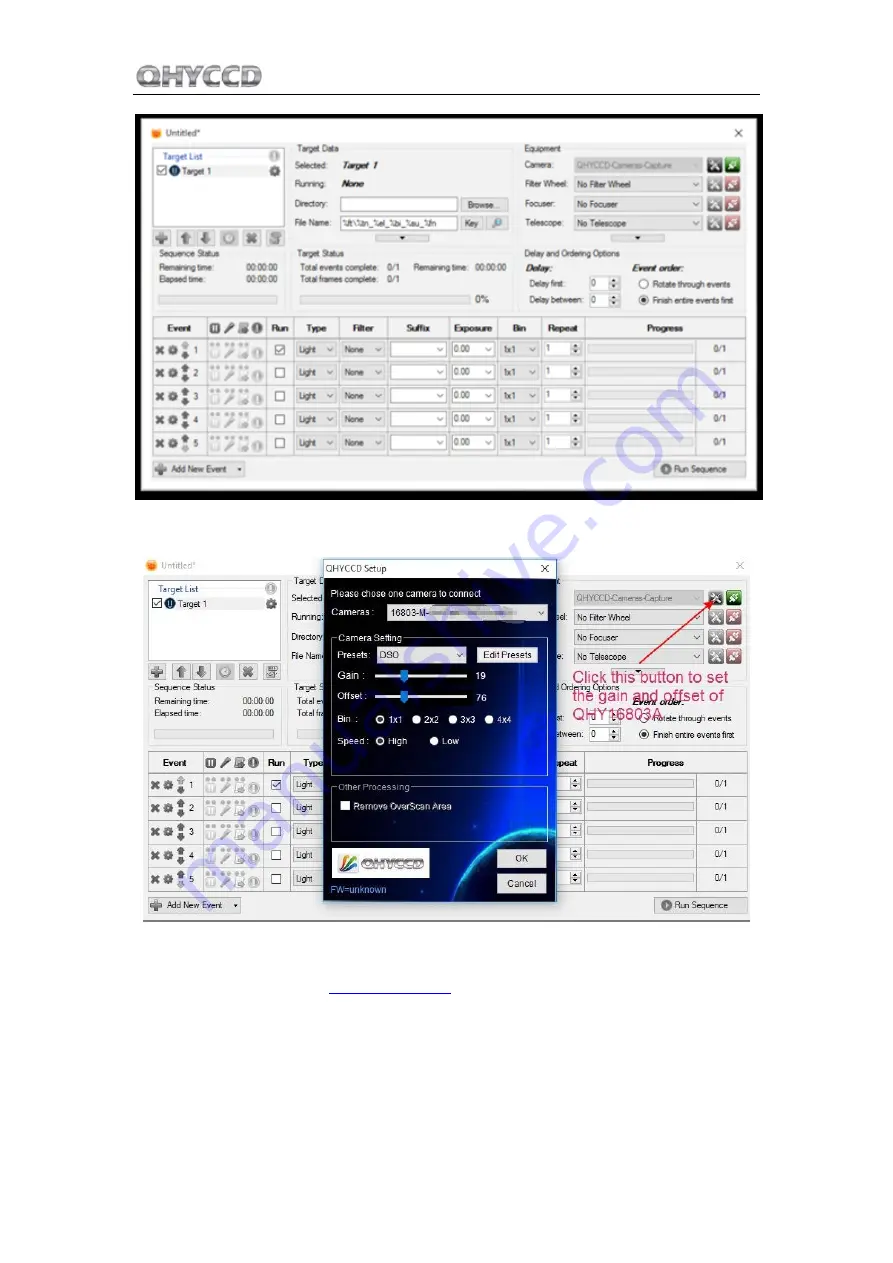 QHYCCD QHY16803A Manual Download Page 16