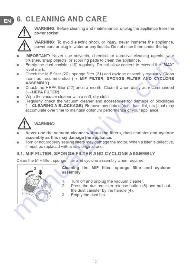 Qilive 600102966 User Manual Download Page 12