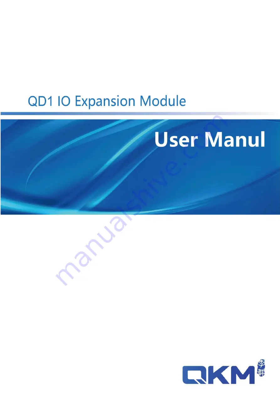 QKM QD1 User Manual Download Page 1