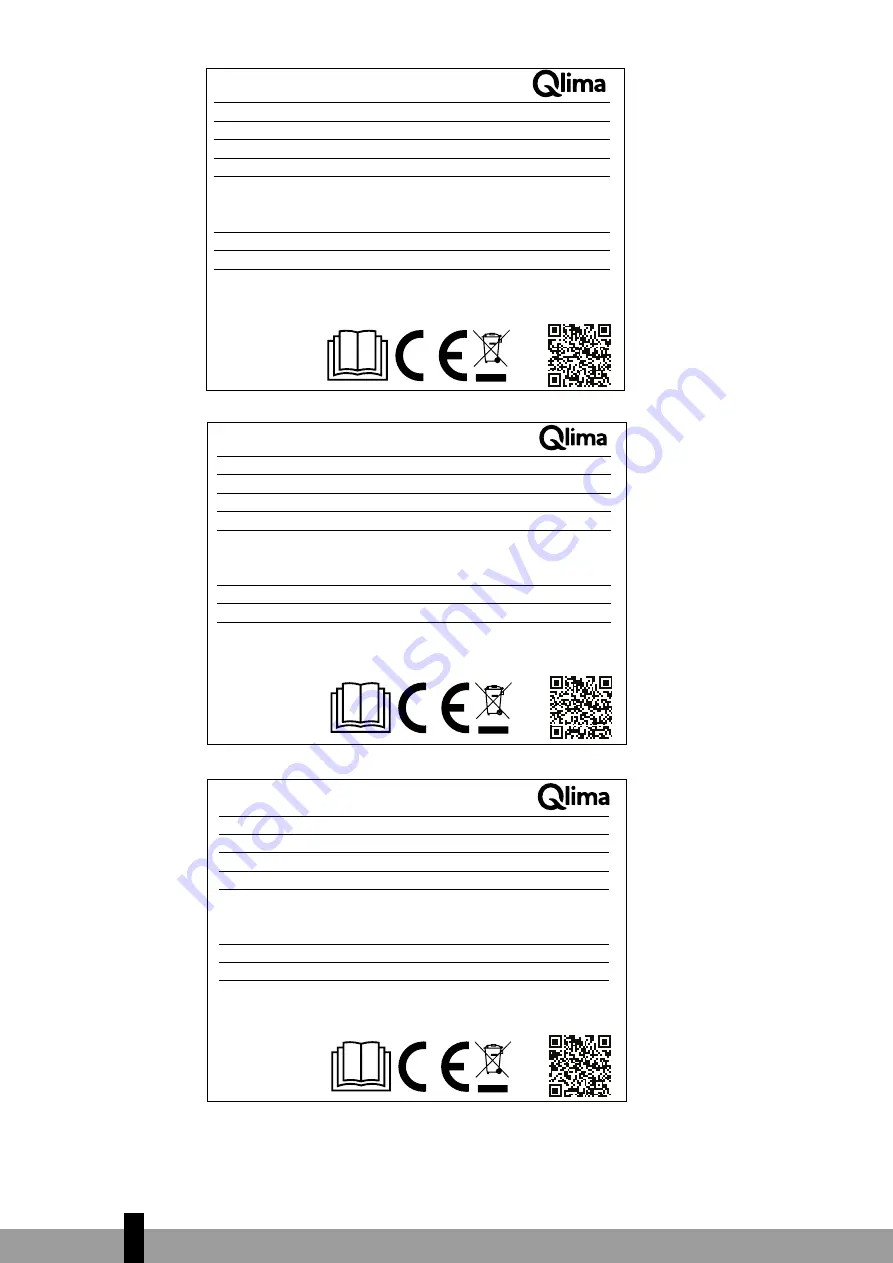 Qlima DFA 1650 Premium Operating Manual Download Page 4