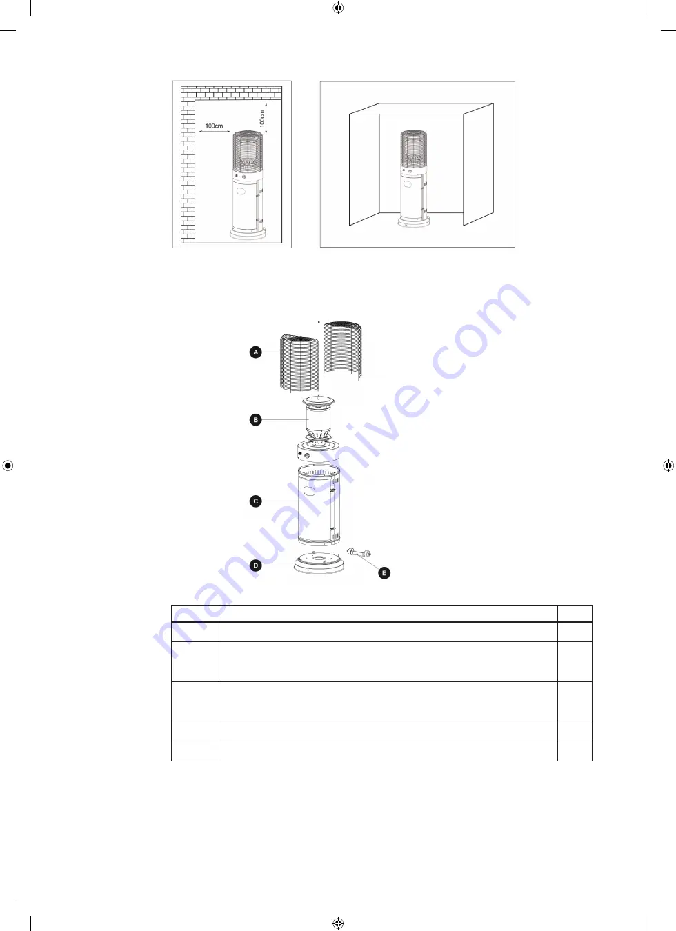 Qlima PGC 3009 Скачать руководство пользователя страница 2