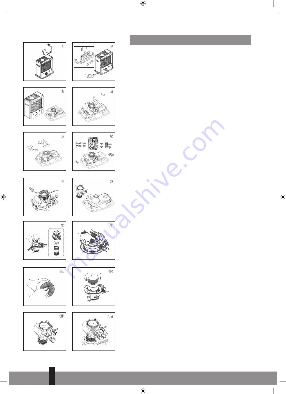 Qlima R8027C Operating Manual Download Page 38