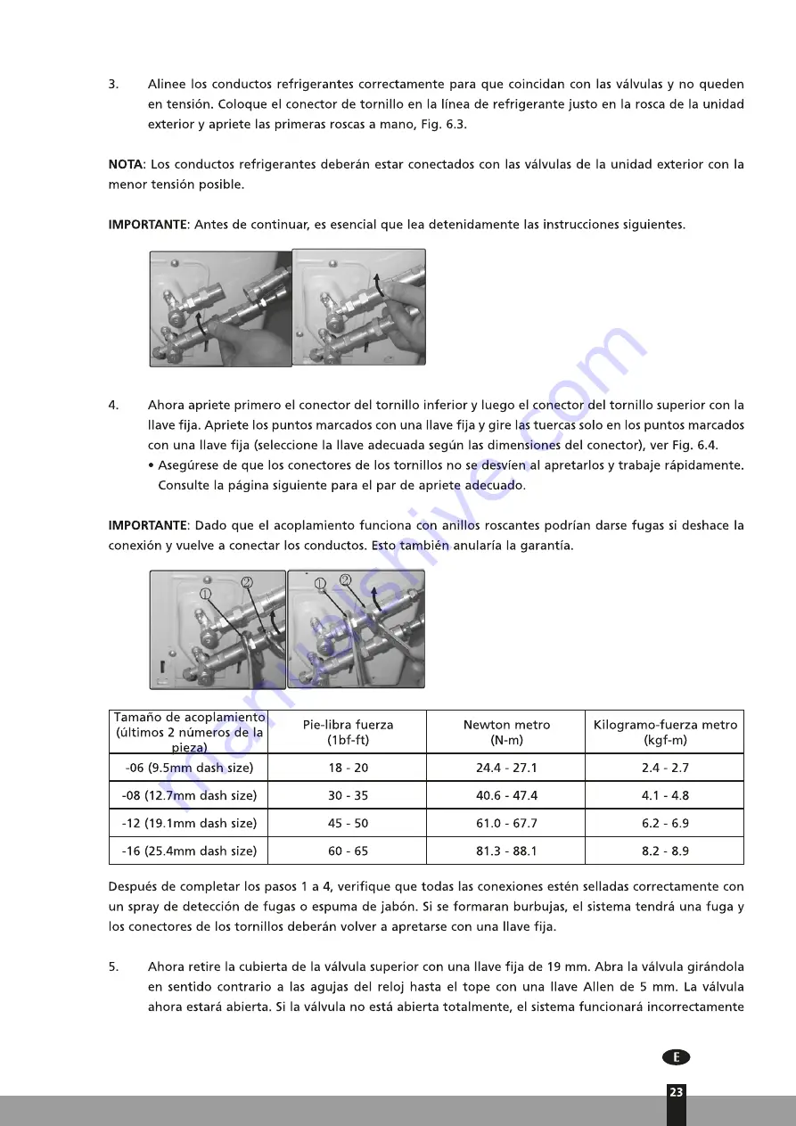 Qlima S2126 Installation Manual Download Page 23