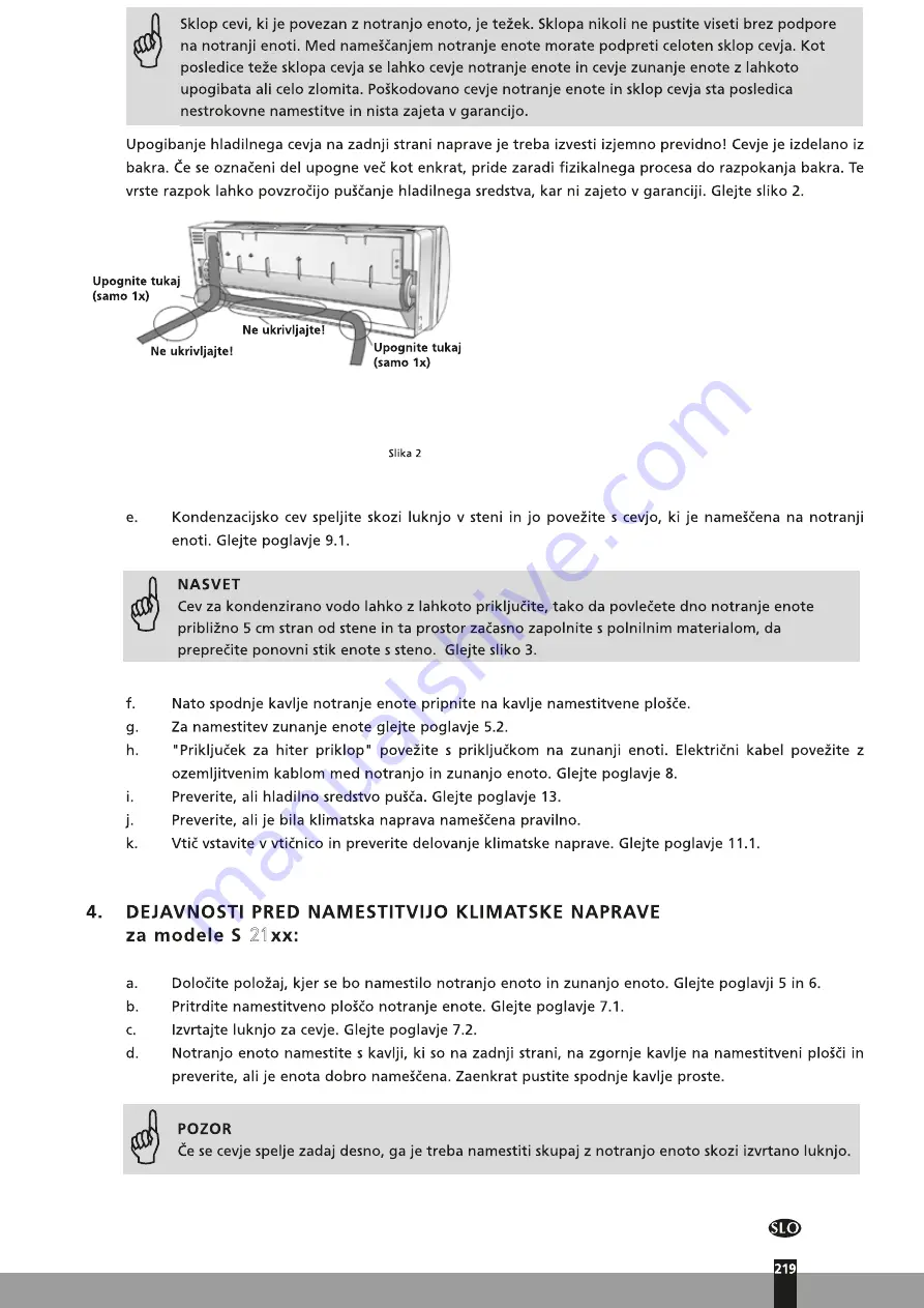 Qlima S2126 Скачать руководство пользователя страница 219