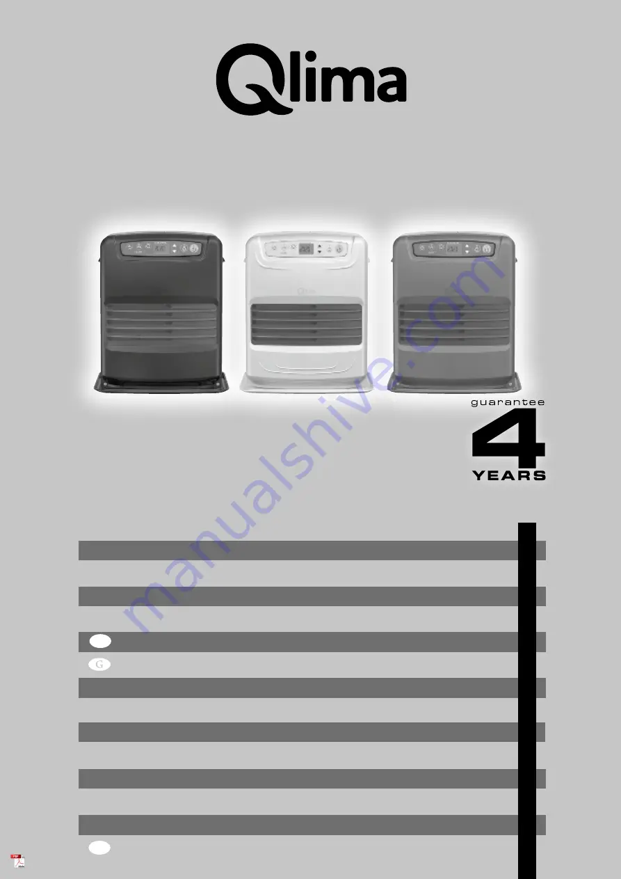 Qlima SRE3230TC-2 Operating Manual Download Page 1